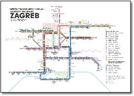 Zagreb tram map Chris Smere