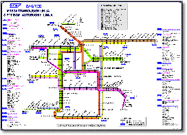 Zagreb tram map