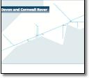 Freedom of Devon and Cornwall Rover map