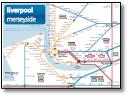 Liverpool Merseyside train /rail map