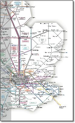 UK ASLEF train map TOCs