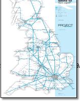 UK rail / train maps including franchise and PTE maps