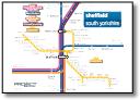 Edinburgh train / rail network map