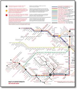 TfW accessibilty map train / rail map