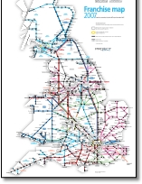 UK train map TOCs