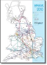 Great Britain train rail franchise map TOCs