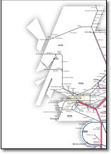 Great Britain train rail franchise map TOCs