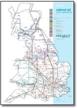 UK rail / train maps including franchise and PTE maps