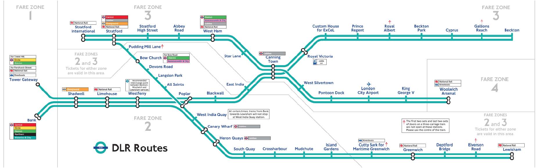 Docklands Light Railway Greenwich Map