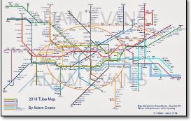 London Underground tube maps alternative