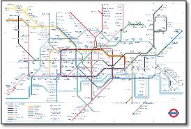 London Underground tube map 