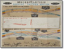 Barking modernisation map c1956