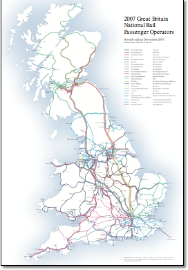 Barry Doe rail / train map