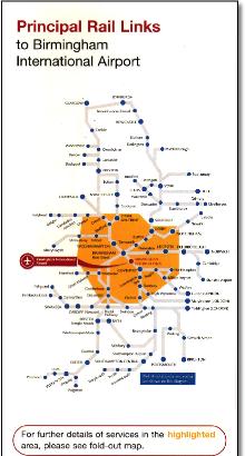 train map Birmingham Airport
