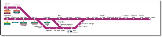 Train rail map c2c