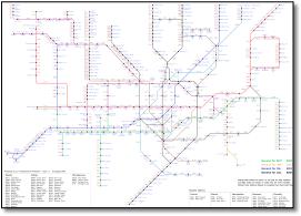 London Underground tube map 