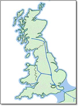 High speed lines map