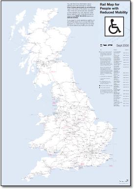 National Rail train map