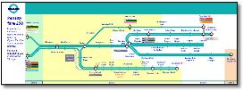 DLR Docklands train rail map