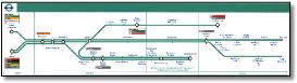 DLR Docklands train rail map