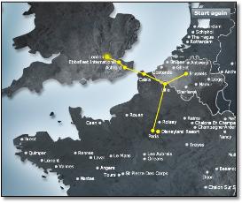 Eurostar map