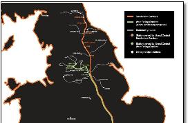 Grand Central trains rail map