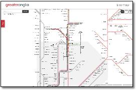 Greater Anglia live map Oct 2023