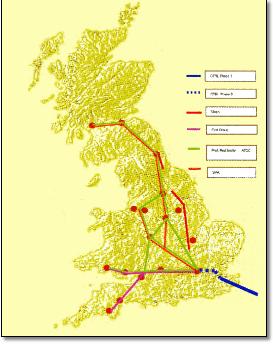 Maglev route map