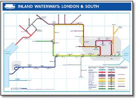 Waterscape London & South canals map