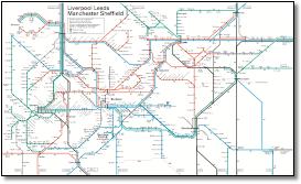 Wales rail map