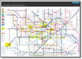 London Underground Map 2050 London Underground Tube Maps Alternative