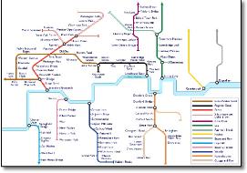 London canal river sound map
