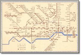 London Underground map 1941