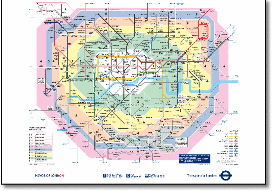 London Underground tube map 