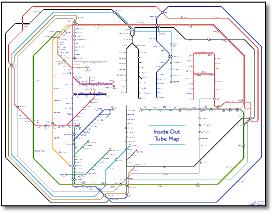 Unofficial tube map London Inside Out Alistair Carr 