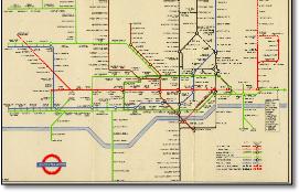 1948 LT map tube map recreated by Max Roberts