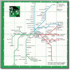 Mersey Travel Merseyrail rail train map