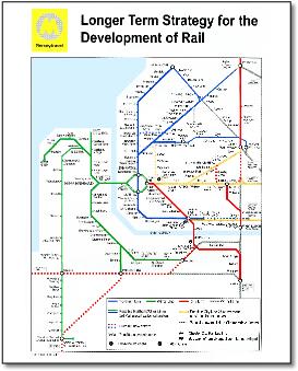 Mersey Travel Merseyrail rail train map