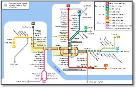 Mersey Travel Merseyrail rail train map