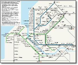 Merseyside Martha Lauren rail train map