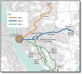 Merseytram map