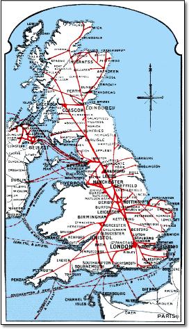 Midland Railway map