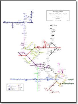 Motorway map