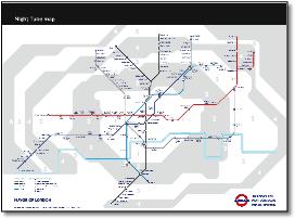 London night tube map 