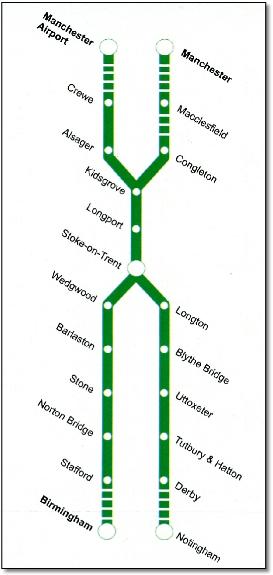 Greater Bristol Metro train rail map