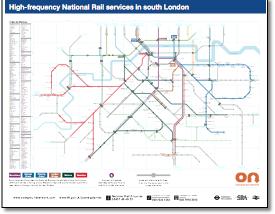 Overground Network rail train map