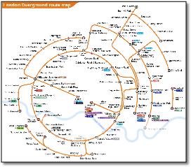 London Overground train rail map circles