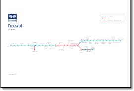 Crossrail train rail map