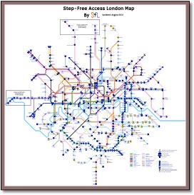 SFL-Step free access Map-March-2020 London tube & Rail map SFL-Map-August-2021