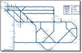 SouthEastern rail train map